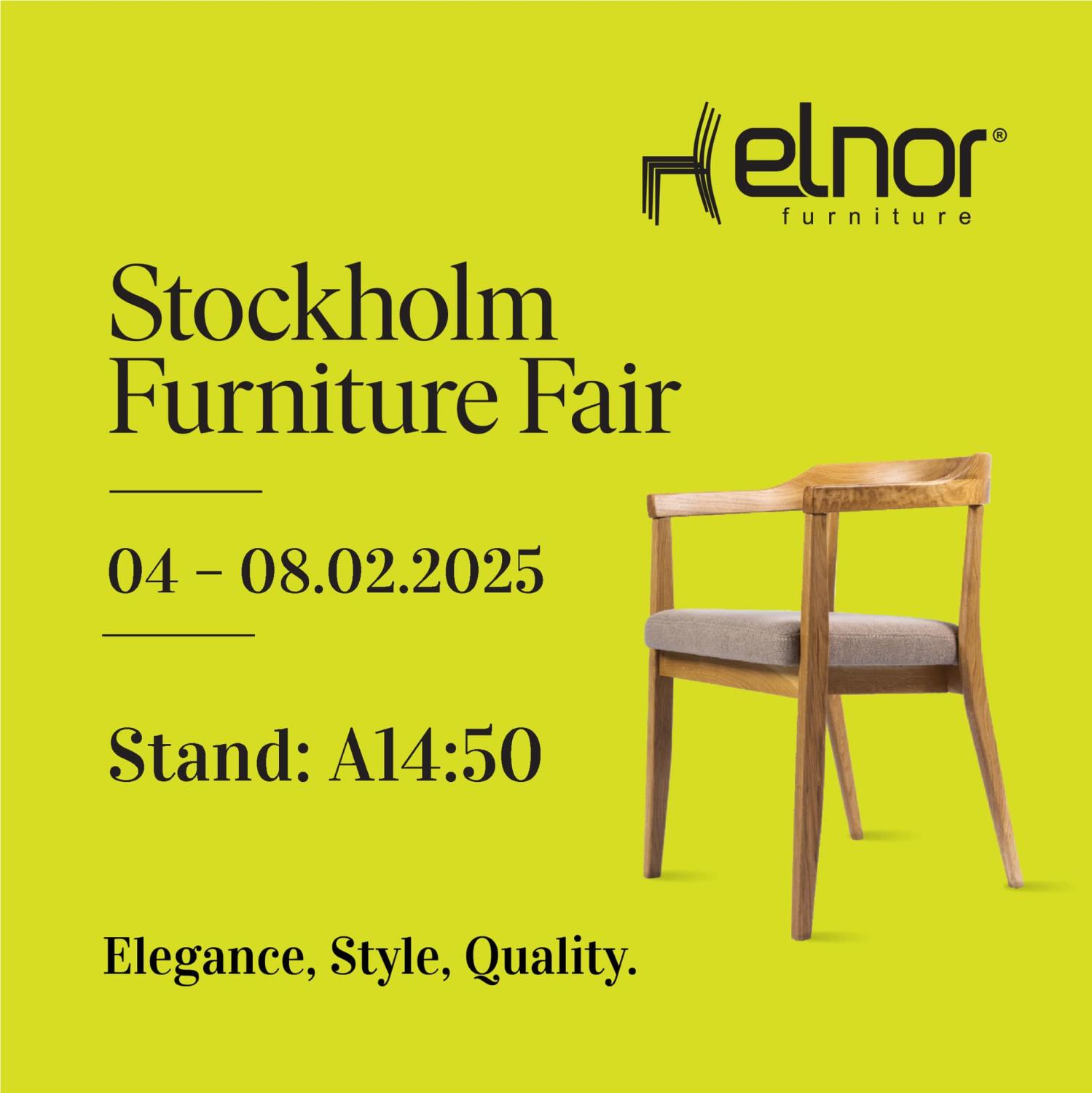 ELNOR Furniture pjesëmarrës në Panairin Stockholm Furniture Fair 2025