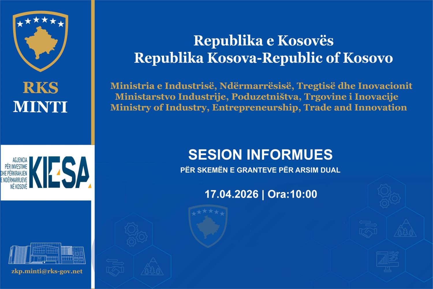 📢 INFORMATION SESSION – DUAL EDUCATION GRANT SCHEME